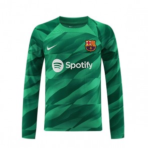 Barcelona Goalkeeper Replica Home Stadium Shirt 2023-24 Long Sleeve